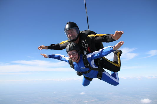 Freefall action shot