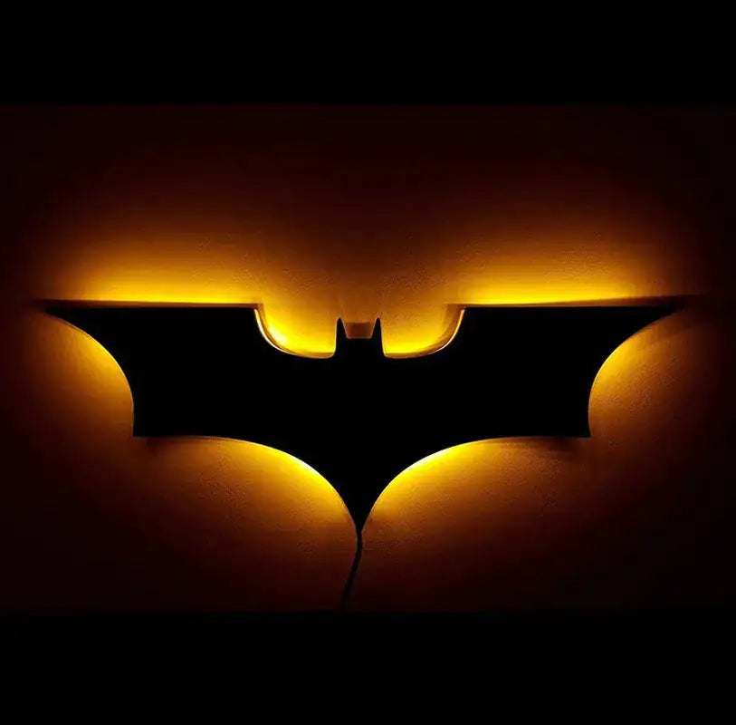 BATMAN 40cm Cool LED Wall Lights Logo Lamp