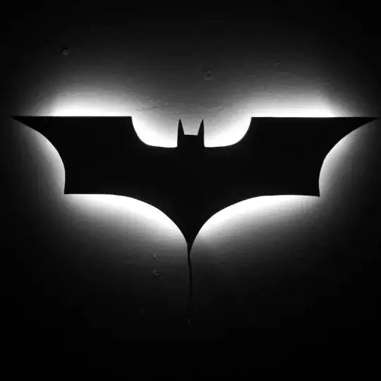 BATMAN 40cm Cool LED Wall Lights Logo Lamp