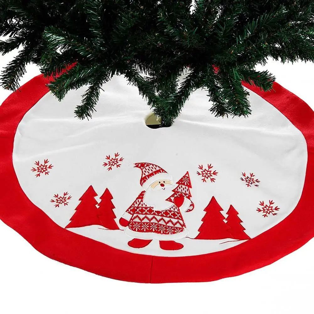 Fur Christmas Tree Skirt