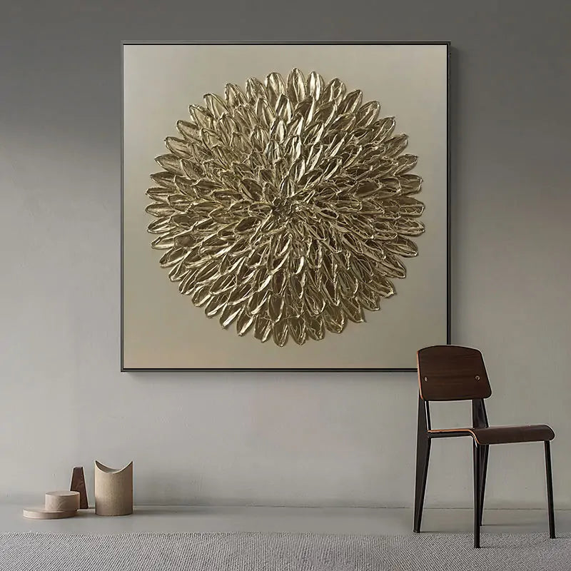 Abstract Gold Luxury Posters Nordic Canvas Art Painting