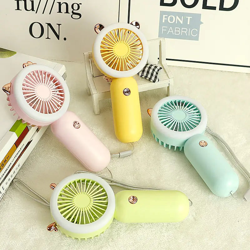 Handheld Pocket Fans USB Charging