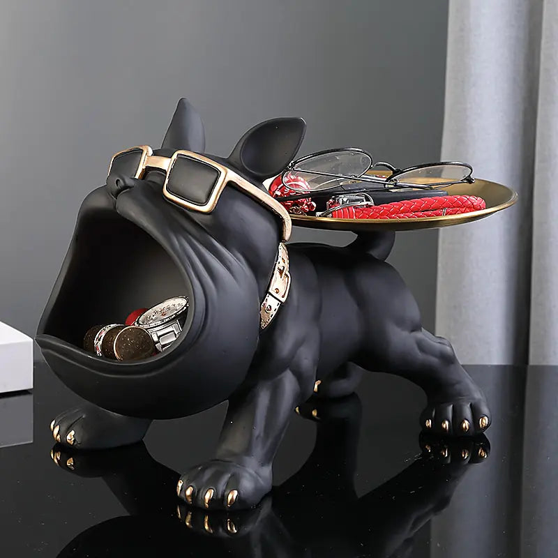 Cool French Bulldog Statue Storage