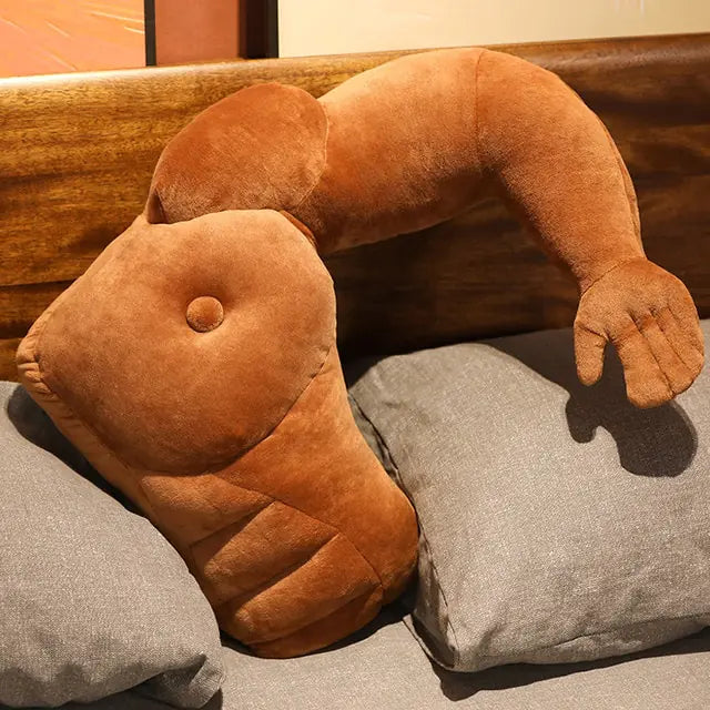 Funny Simulation Muscle Boyfriend Pillow