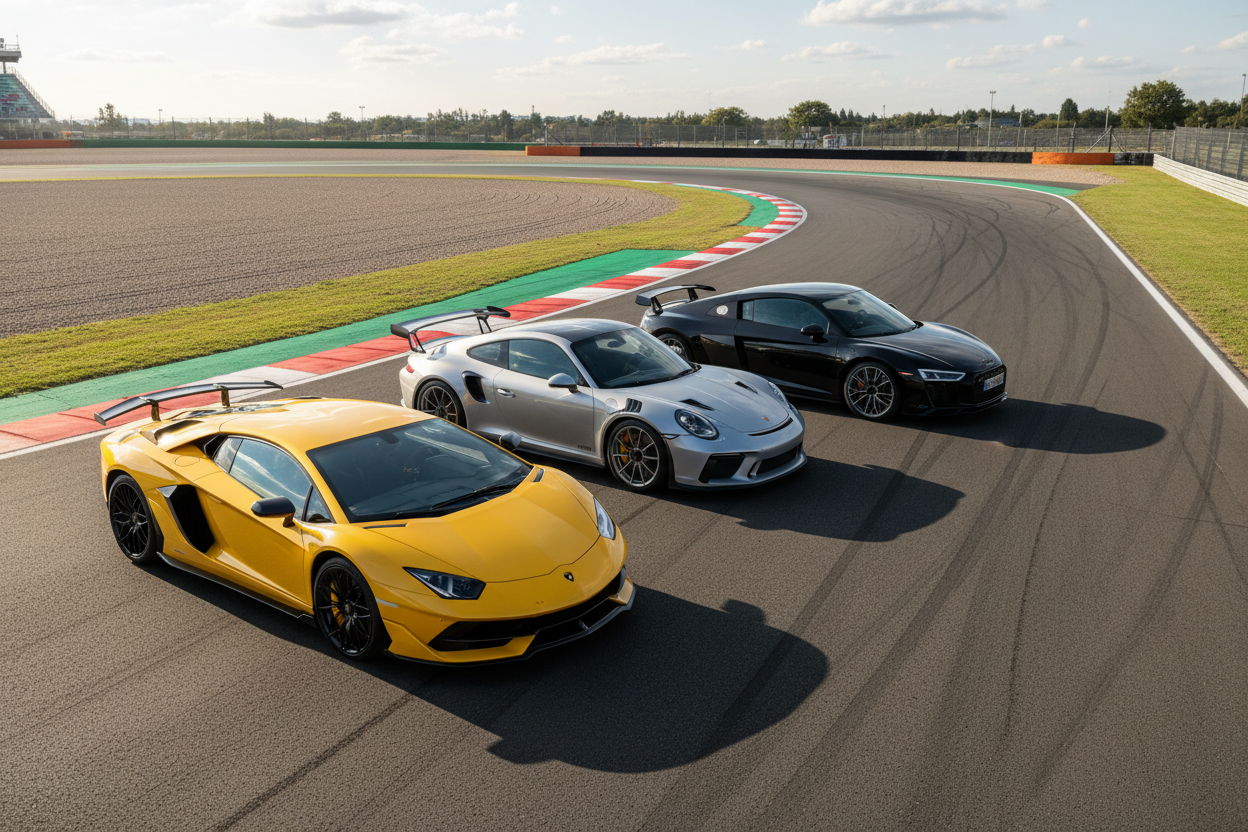 Three Luxury Supercars