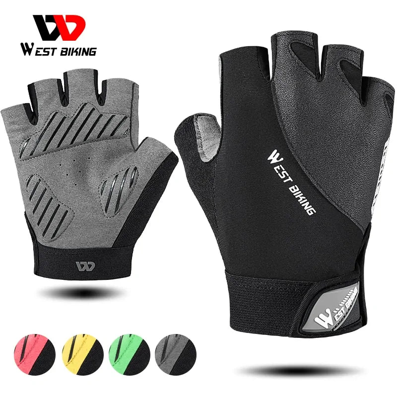 Half Finger Anti Slip Shockproof Cycling Gloves