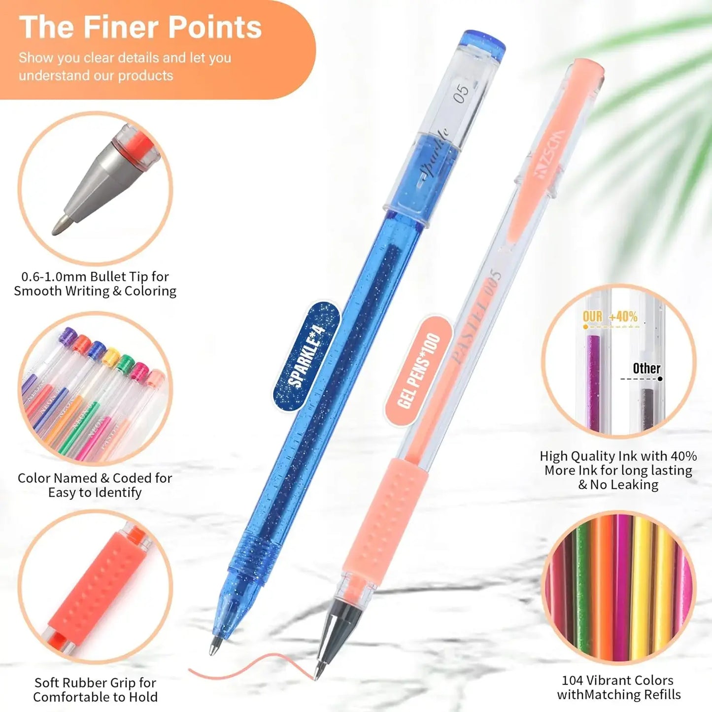 Glitter Gel Pens set