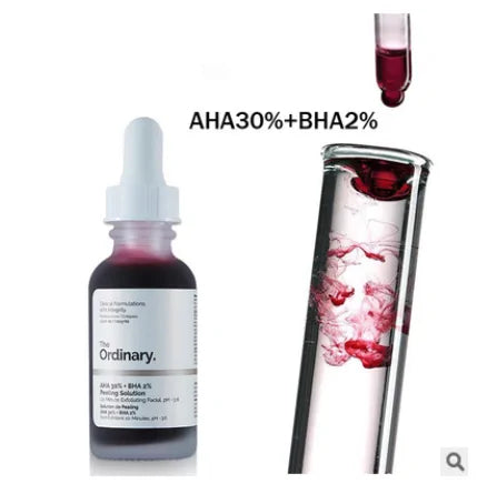 30ml AHA 30% + BHA 2% Face Peeling Solution: Skin Care Serum