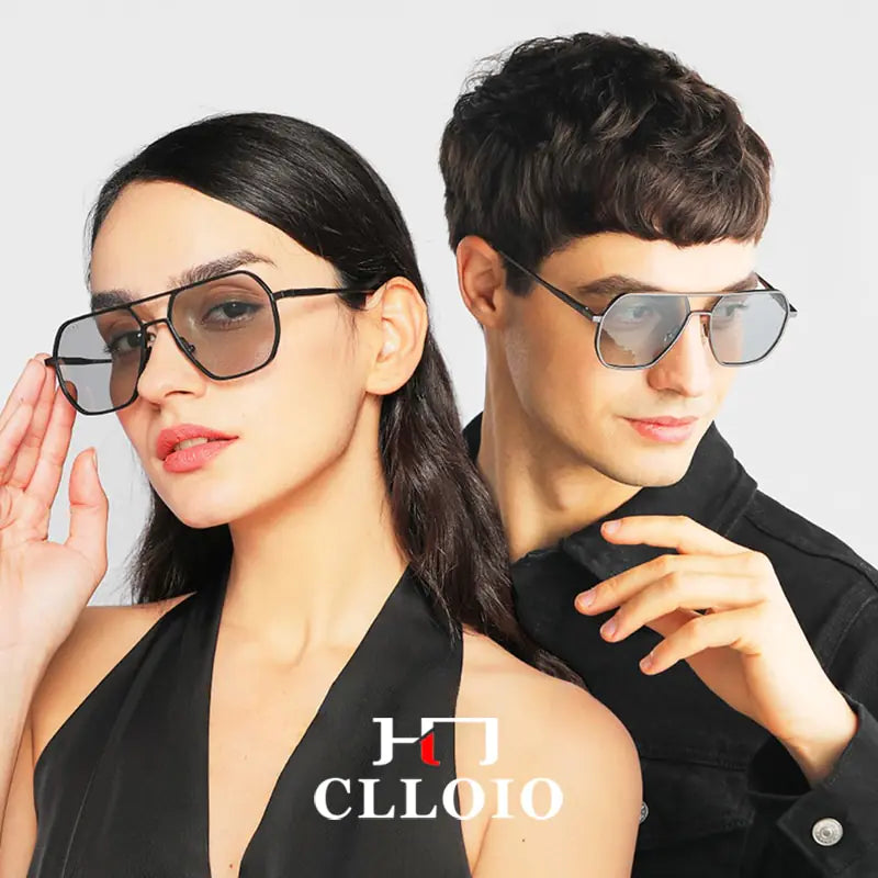 CLLOIO Aluminum Photochromic Sunglasses