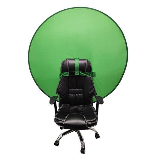 Green Screen Chair Background | 142cm for Tik Tok, Portable Chair Background, Pop Up Greenscreen Backdrop Kit