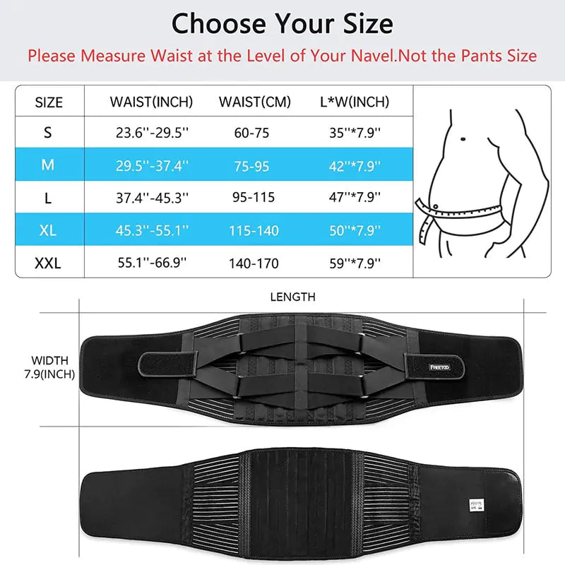 Orthopedic Back Lumbar Support Belt