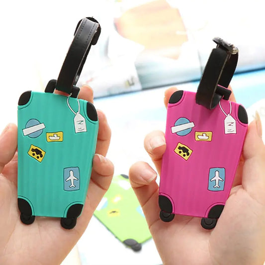 Fashion Silicone Luggage Tags Set