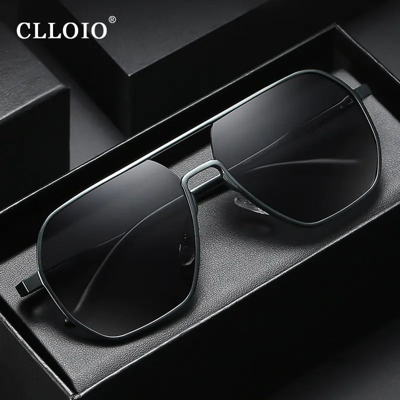 CLLOIO Aluminum Photochromic Sunglasses